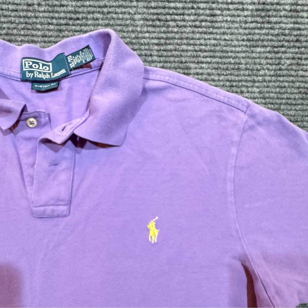 Polo Ralph Lauren Polo Shirt XL Lavender Purple Custom Fit Short Sleeve